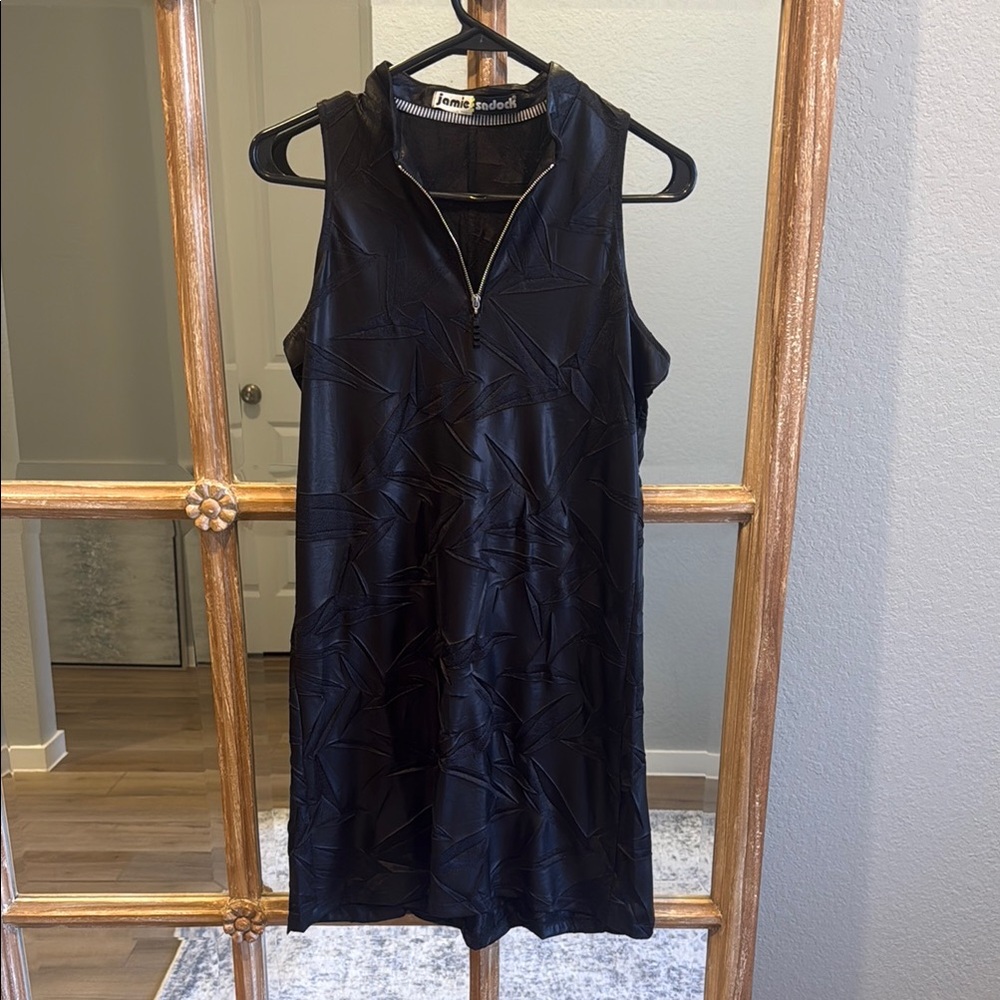 Jamie Sadock Black Textured Top